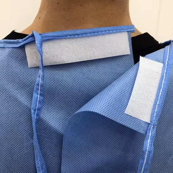 의료 격리용 일회용 보호 가운, 방수