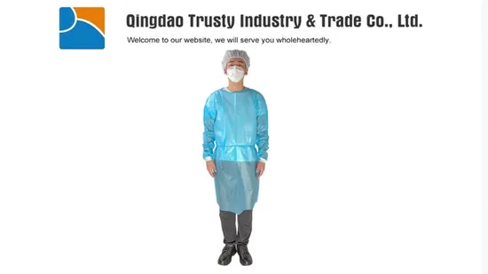 레벨 2 제조업체의 재사용 가능한 강화 일회용 의료 가운 원단을 잘 판매합니다.
