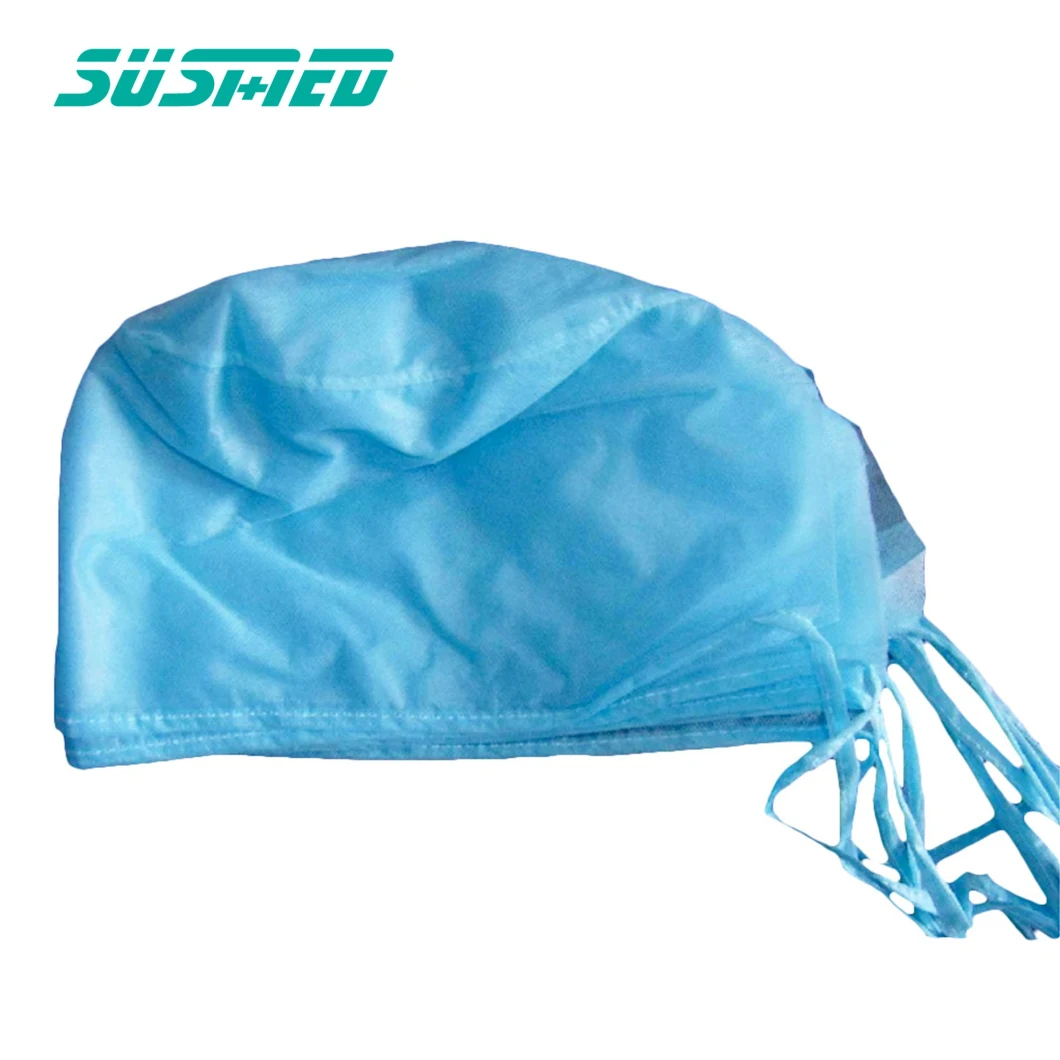 Cheap Price Disposable Surgical Surgeon Doctor Nonwoven Cap