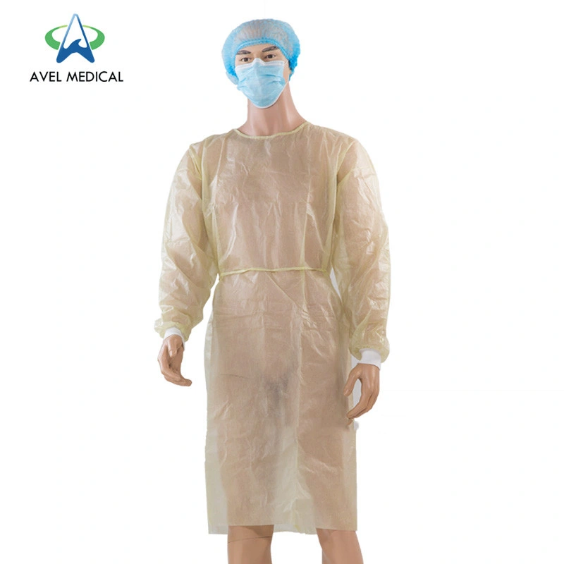 Top Sale Non-Woven Disposable Isolation Gown Protective Suit