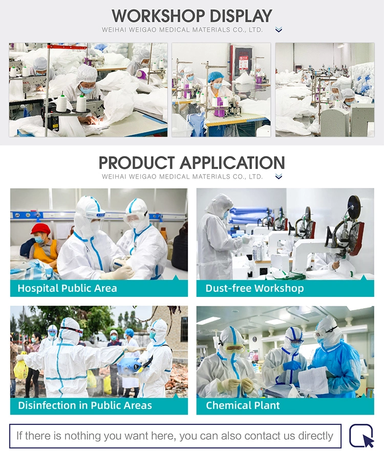 Medical Equipment Safety Disposable Clothing and Safety Protective Suits