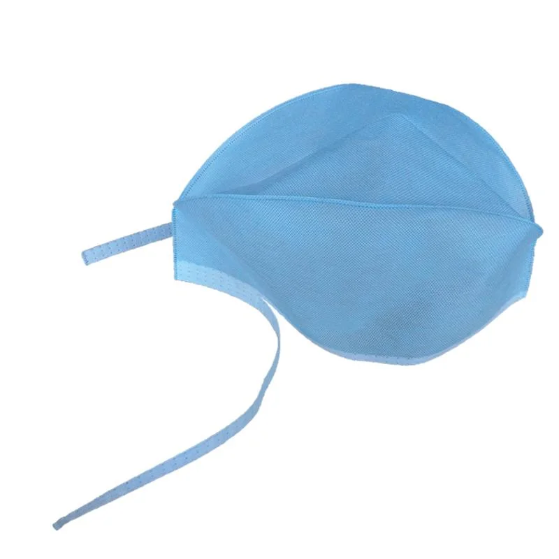 Disposable Nonwoven Doctor Cap Elastic Non Woven Surgeon Cap with Ties